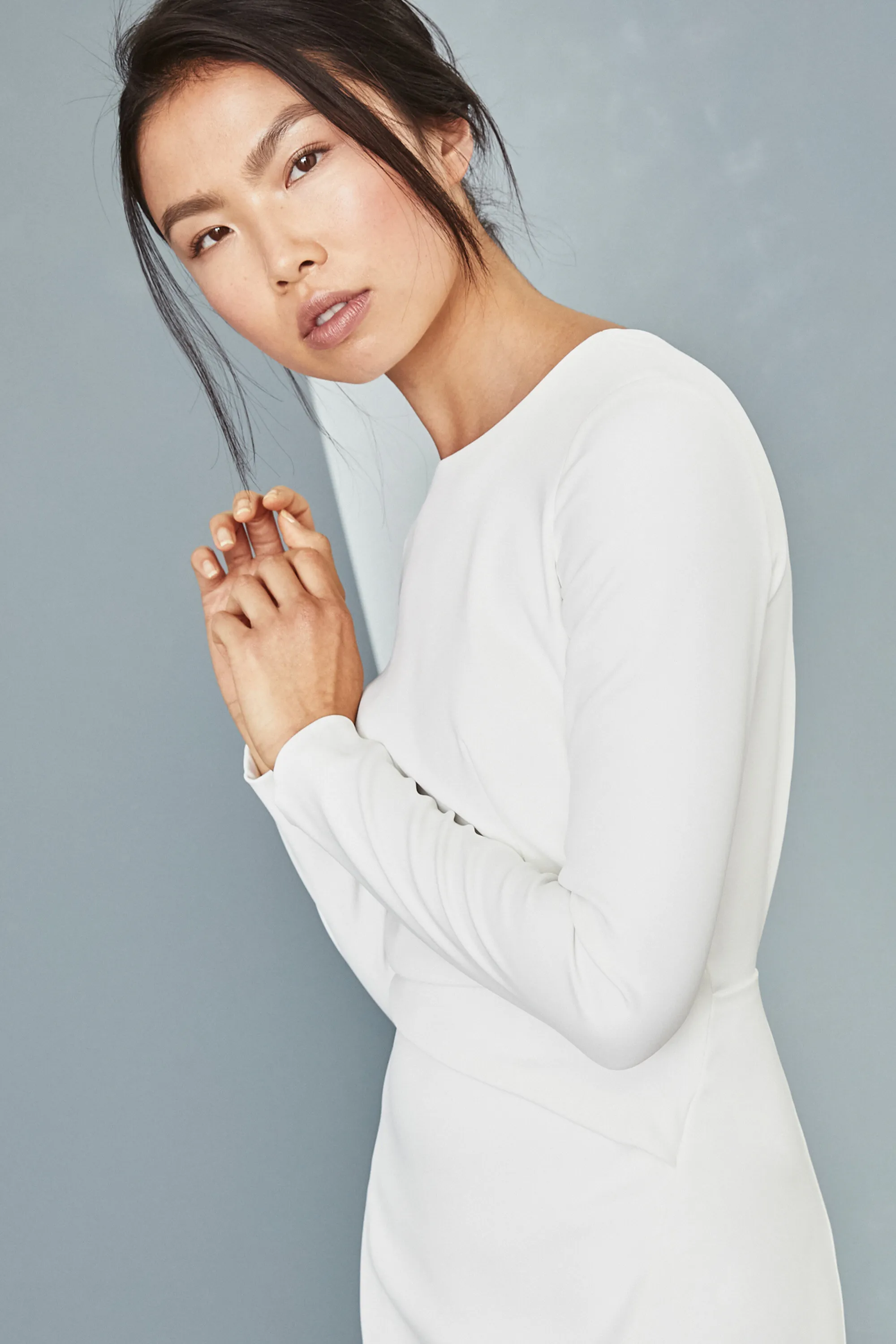 E-commerce photograph, for Little White Dress, styled by Kristin Dedorson