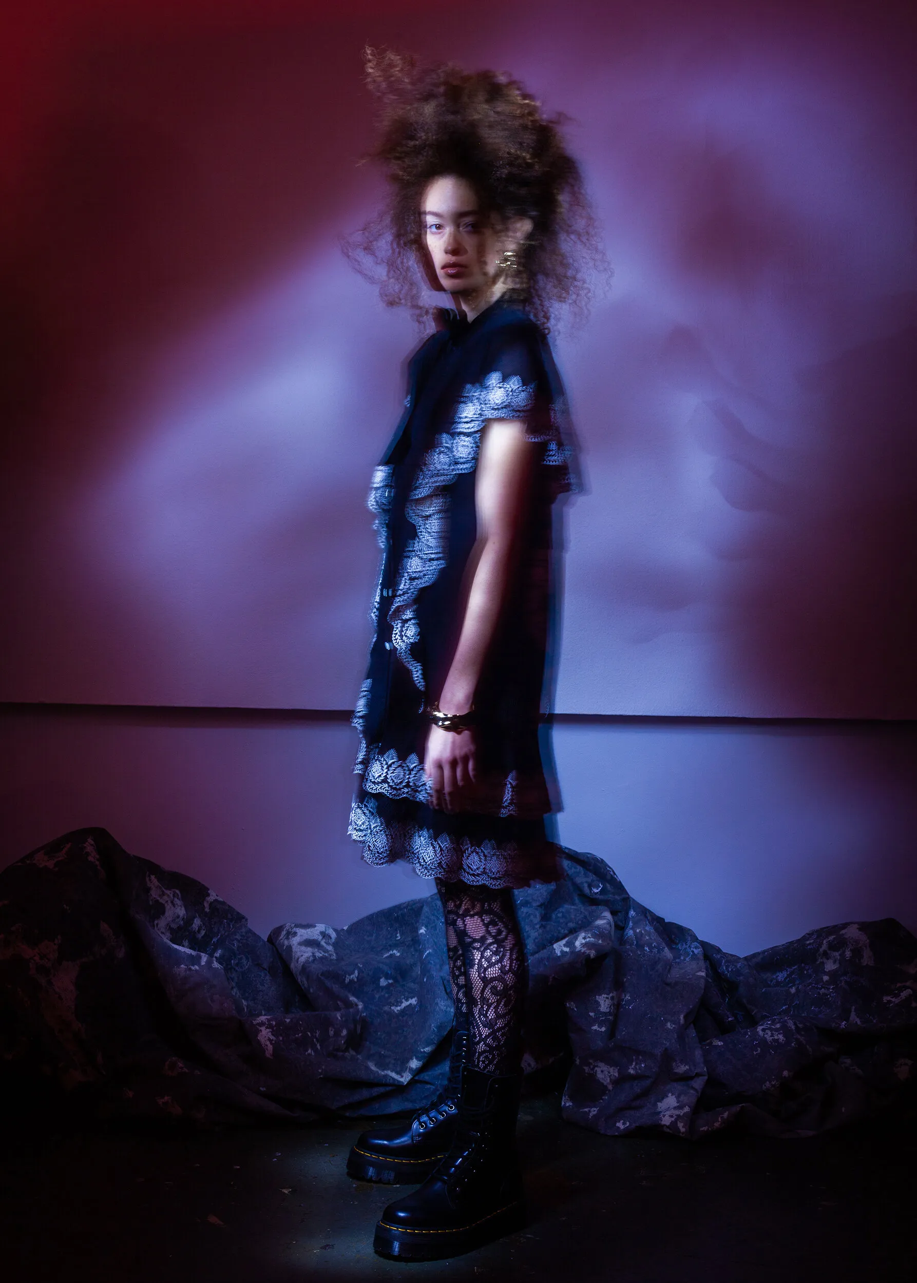 Fashion editorial photograph, styled by Kristin Dedorson