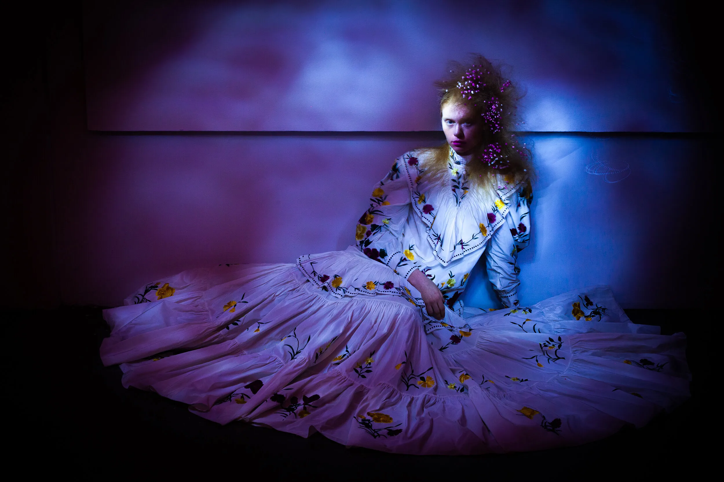 Fashion editorial photograph, styled by Kristin Dedorson