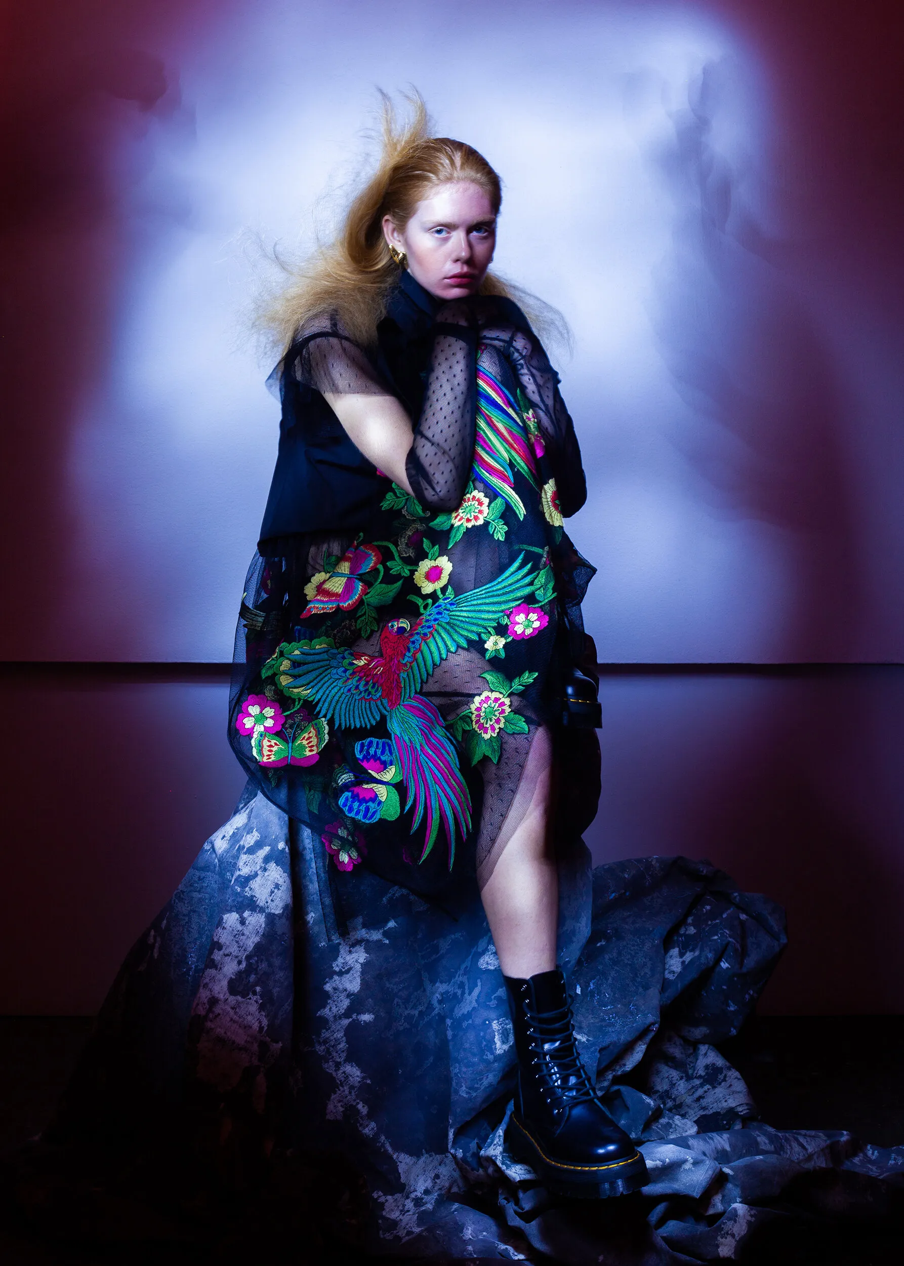 Fashion editorial photograph, styled by Kristin Dedorson