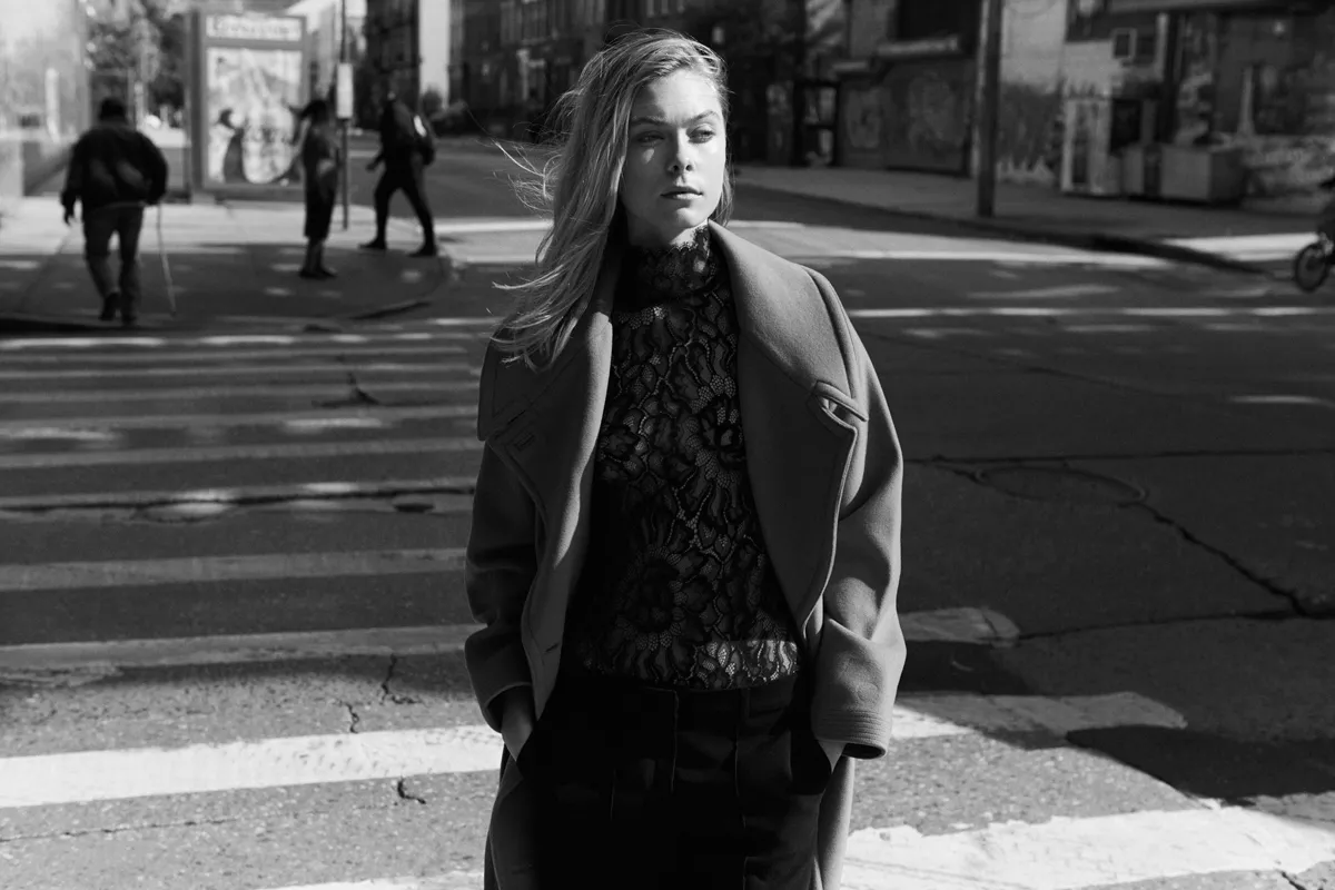 Fashion editorial photograph, photographed by Ricardo Beas, styled by Kristin Dedorson
