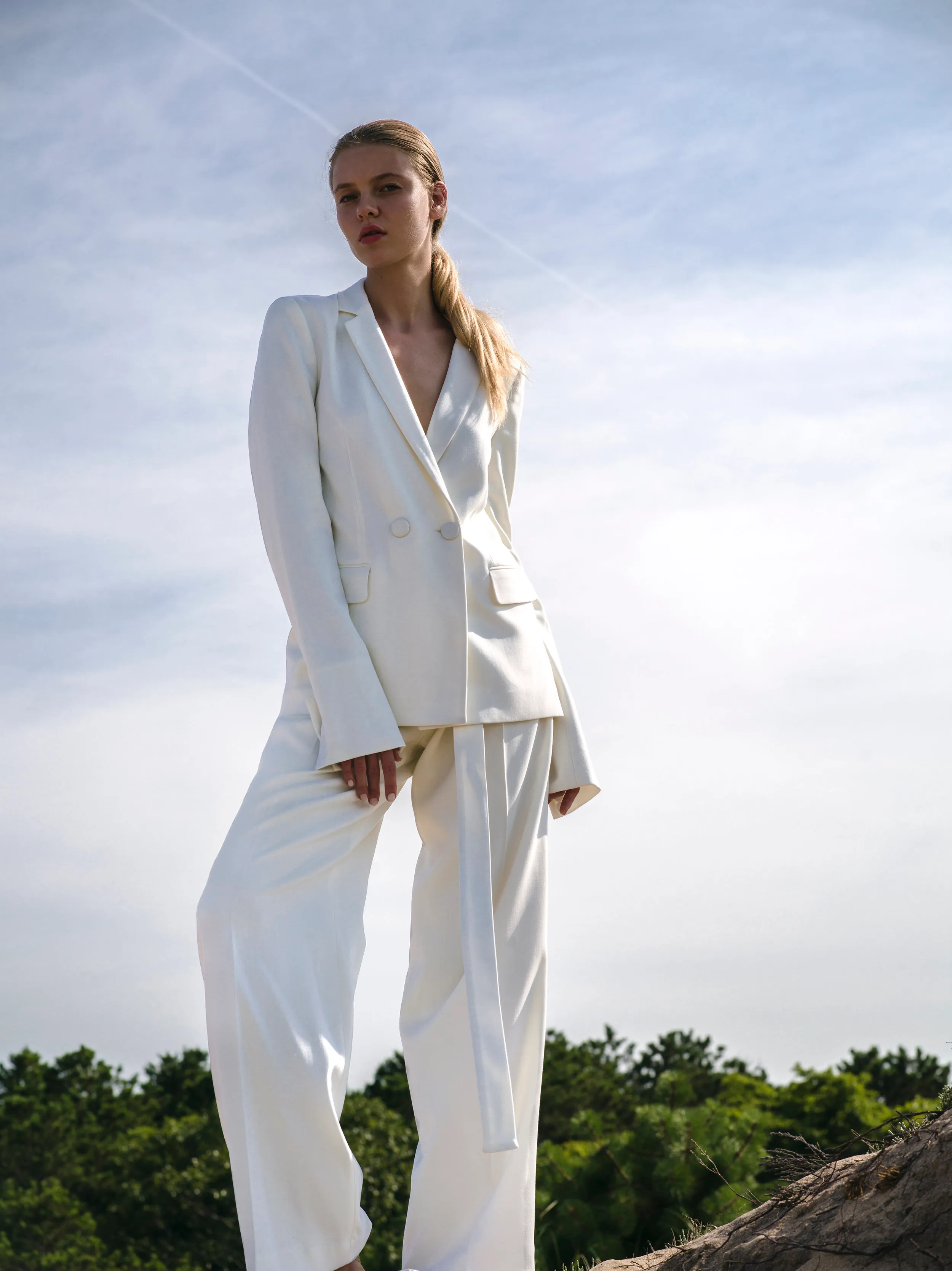 Fashion editorial photograph, styled by Kristin Dedorson