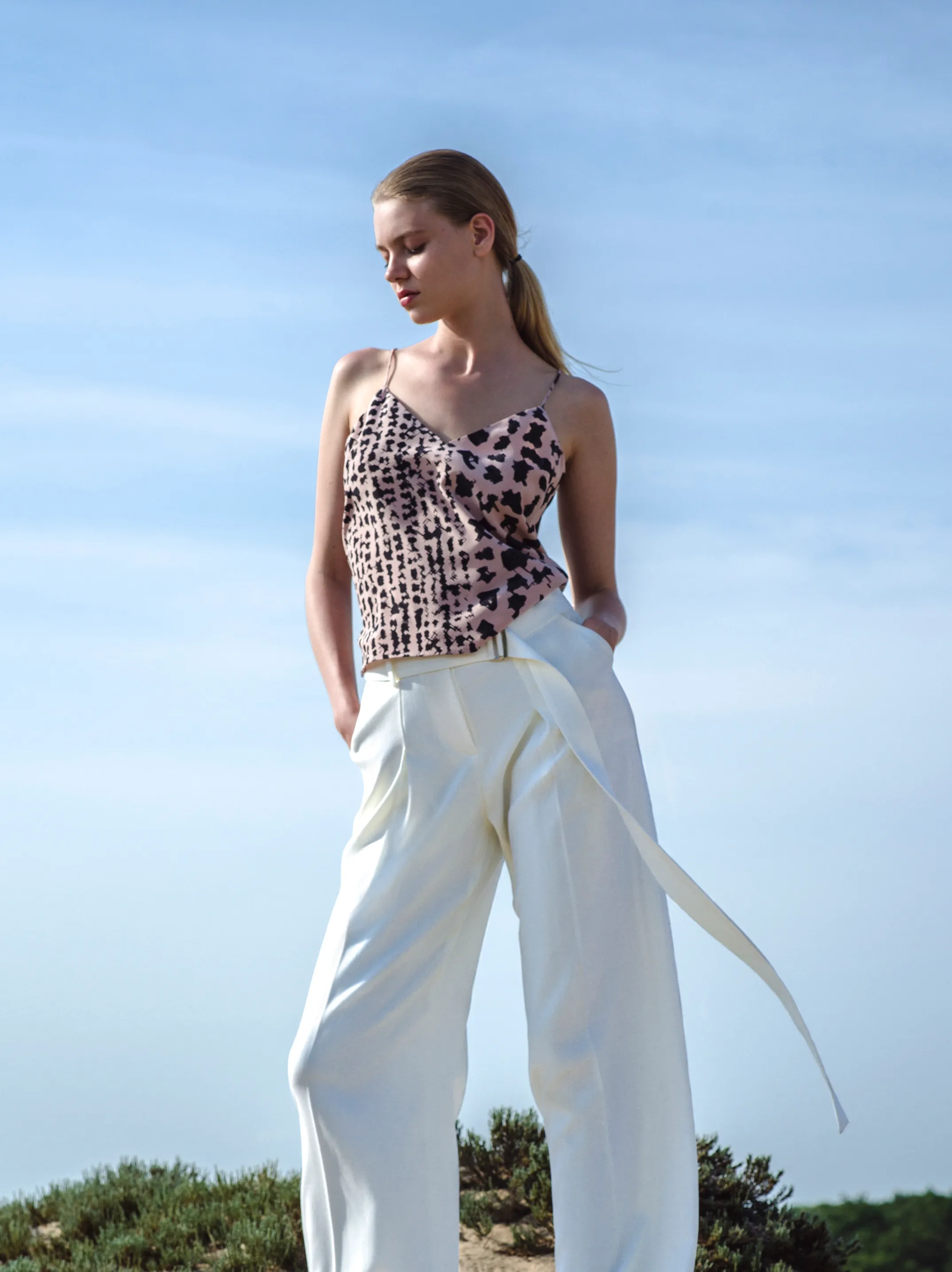 Fashion editorial photograph, styled by Kristin Dedorson