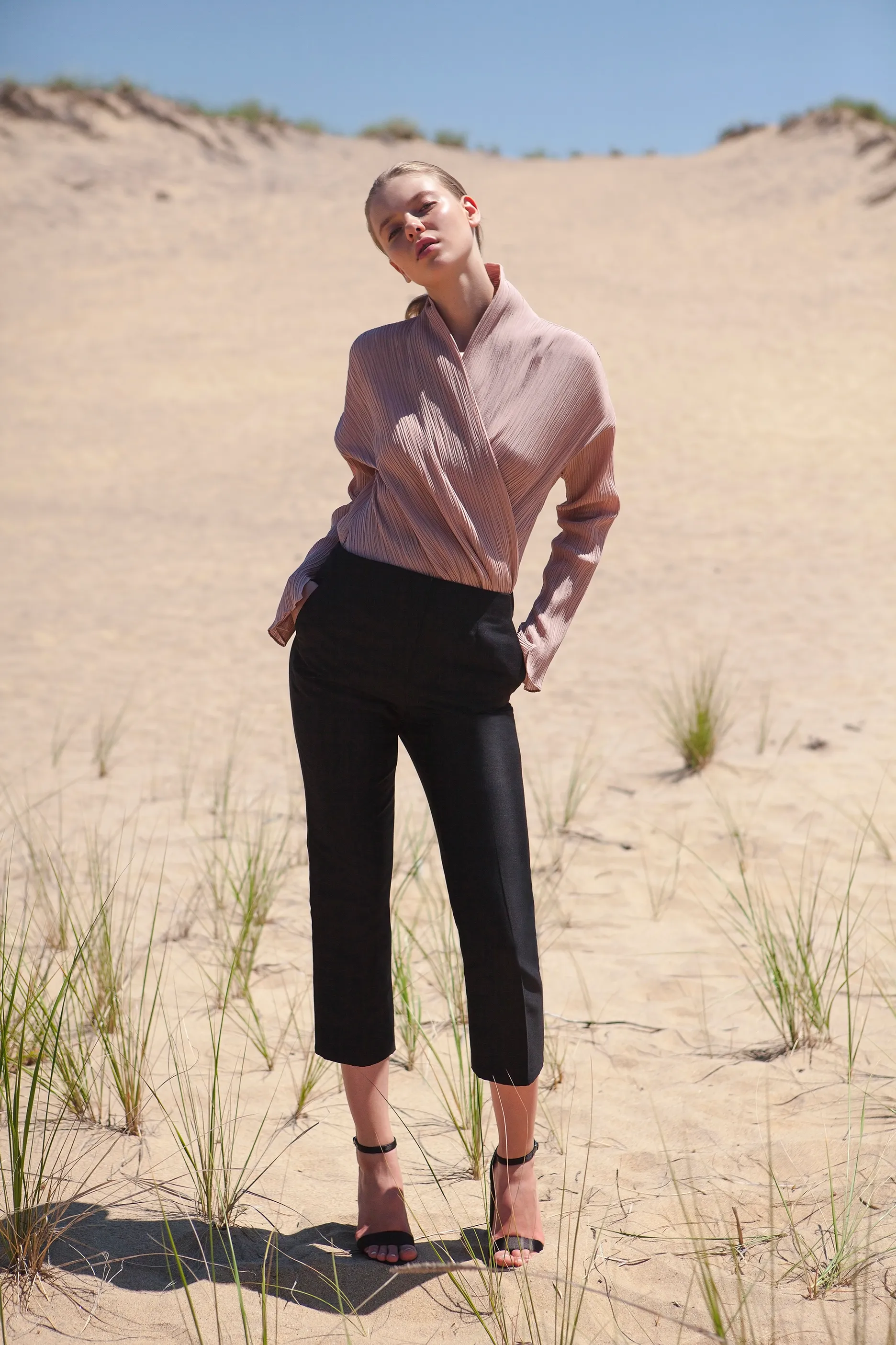 Fashion editorial photograph, styled by Kristin Dedorson