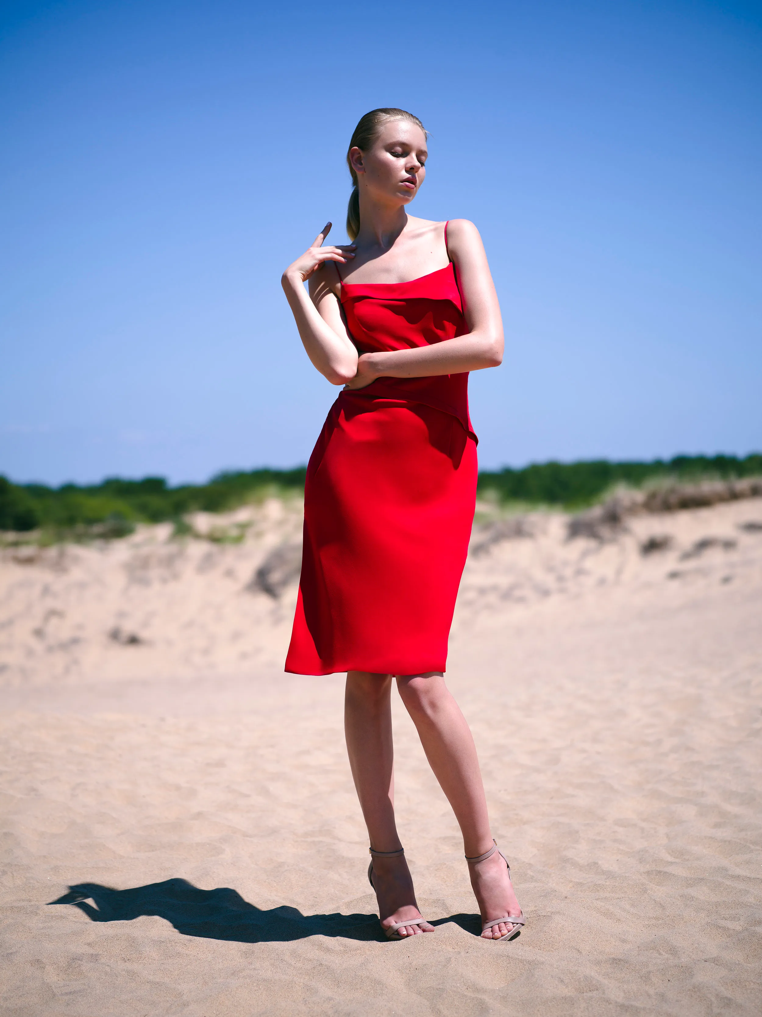 Fashion editorial photograph, styled by Kristin Dedorson