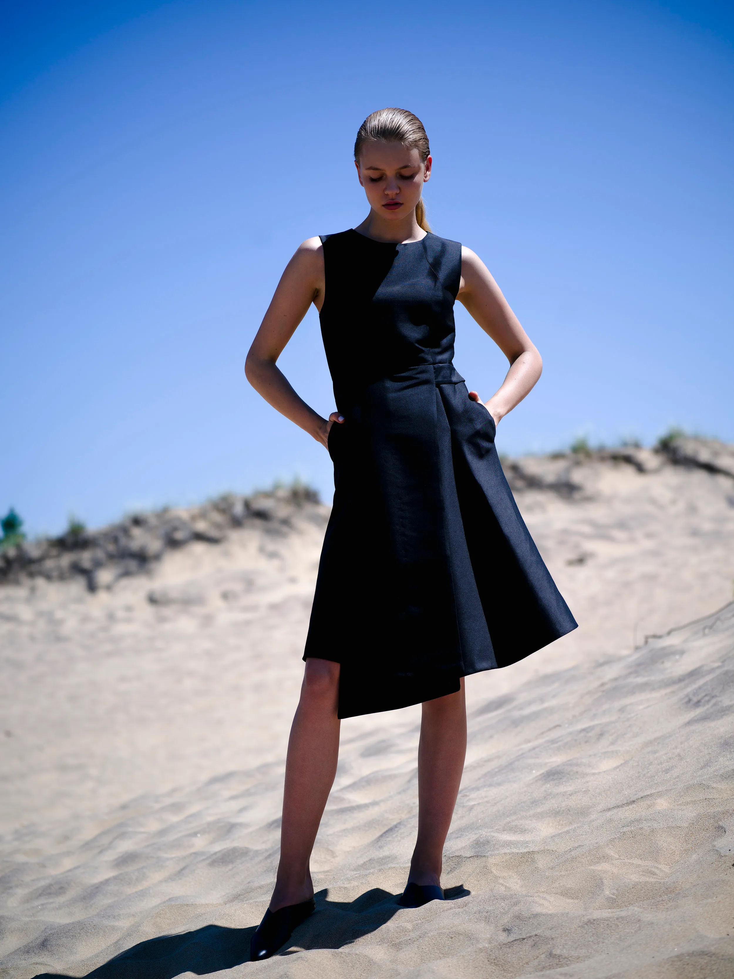 Fashion editorial photograph, styled by Kristin Dedorson