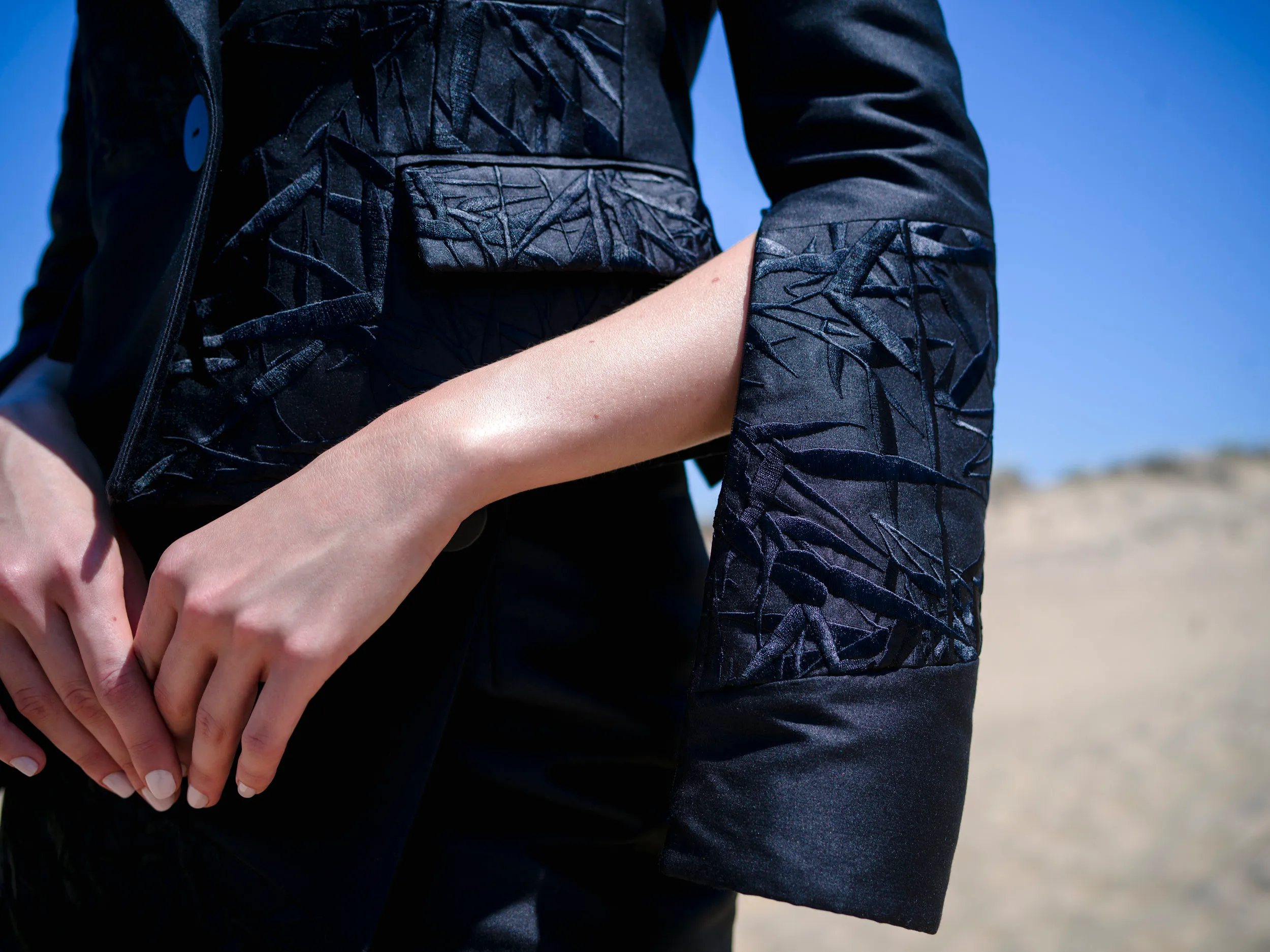 Fashion editorial photograph, styled by Kristin Dedorson
